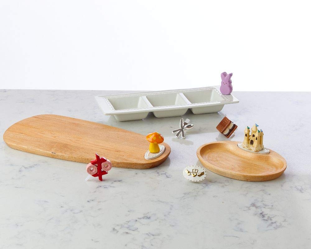 Nora Fleming Funky Fungi (Mushroom) A262 - Hand-Painted Ceramic Unique Décor - Summer Minis for The Home and Office
